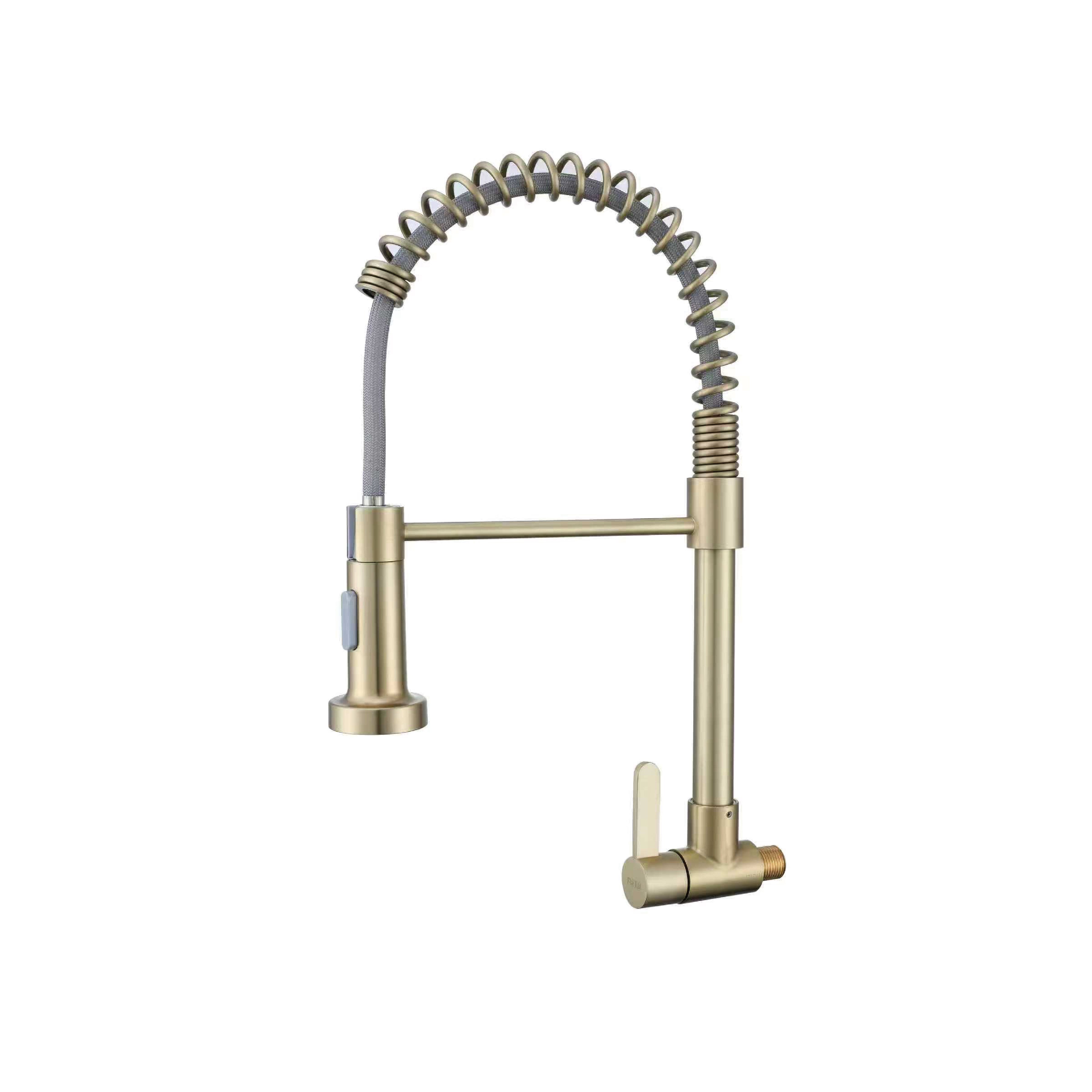 Llave P/Cocina a la Pared GBRA-6 SS 304 -Satin Gold-Fratelli